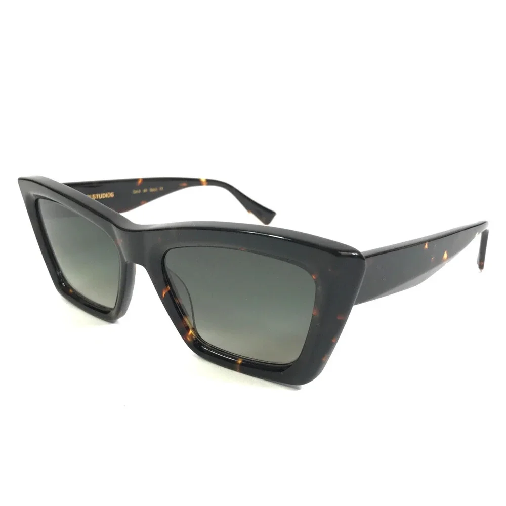 Gigi Studios Sunglasses ESMERALDA 6868/2 Dark Tortoise w/ Green Gradient Lenses